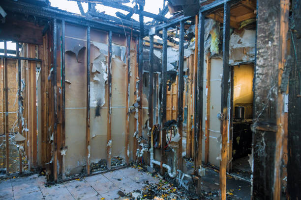 Professional Soot Cleanup technician working in Amelia, OH